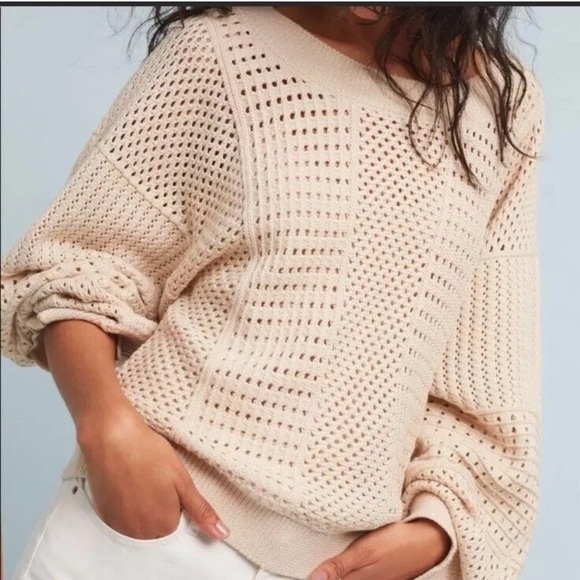 Anthropologie Moth Reese Kimono Sleeve Knit Sweater - Picture 3 of 12